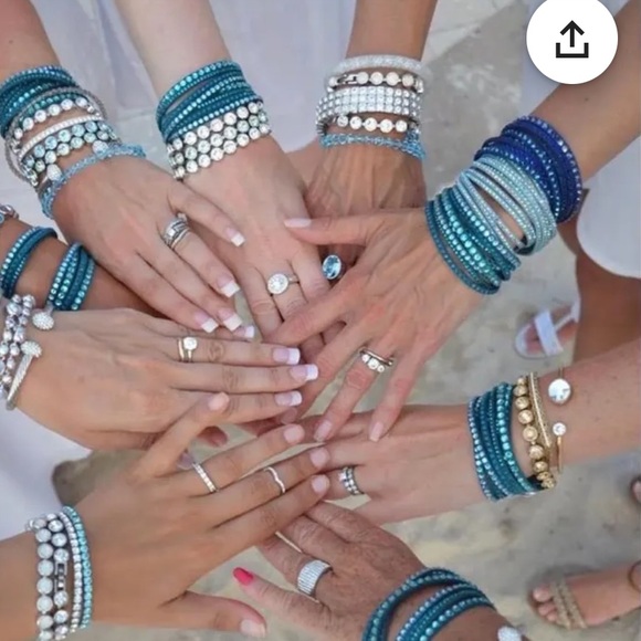 Swarovski Midnight Blue Crystal Bracelet - Picture 5 of 7